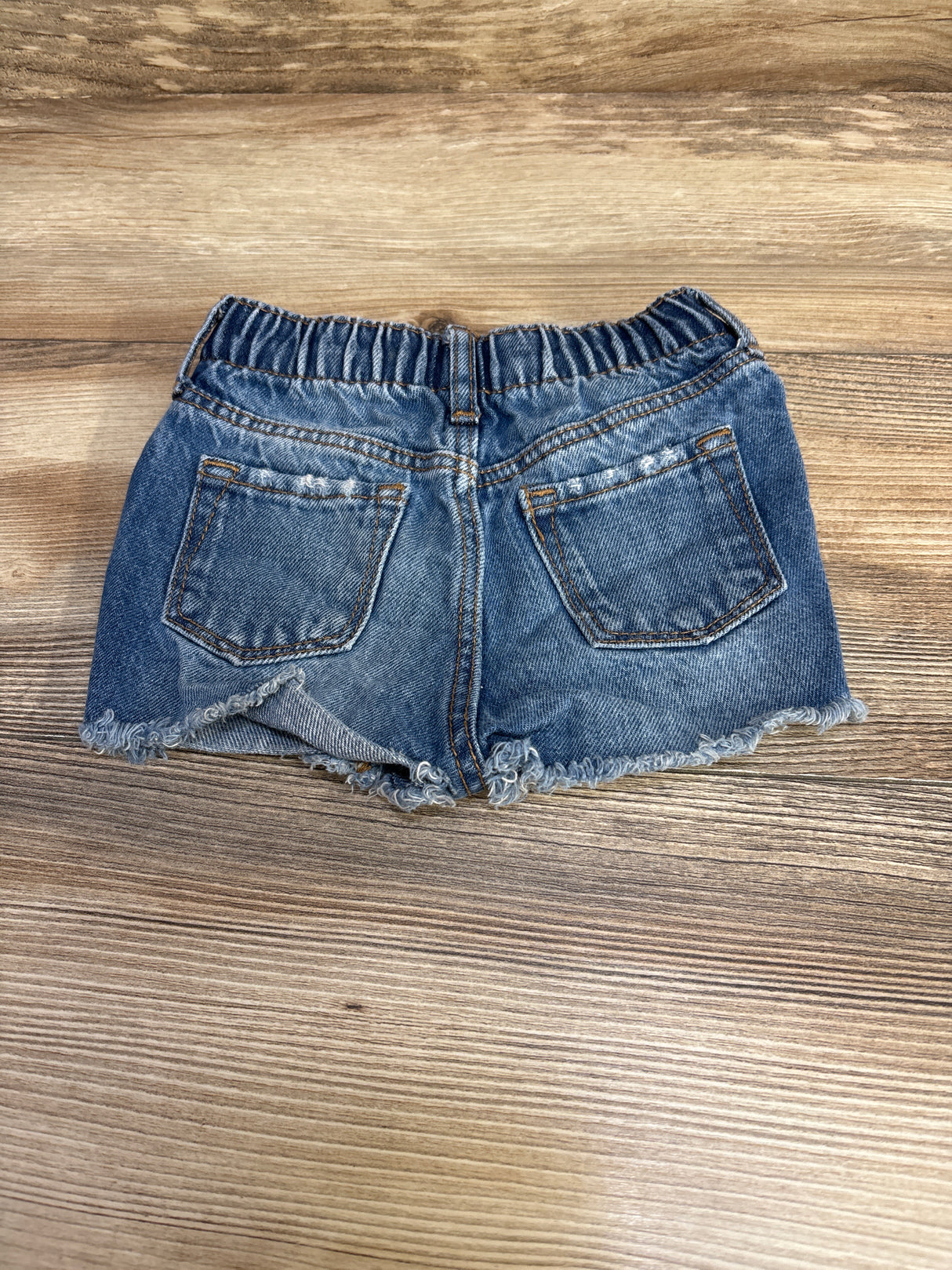Old Navy Slouchy Straight Denim Shorts Blue sz 18-24m