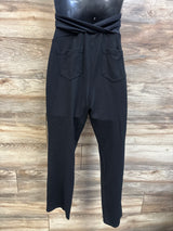 Isabel Maternity Crossover Panel Jeggings Black sz Large