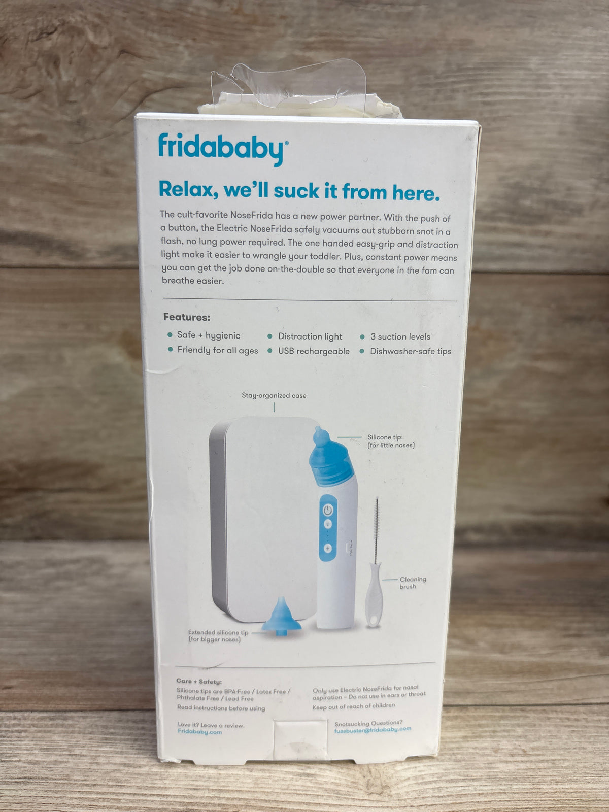 NEW FridaBaby Electric NoseFrida Nasal Aspirator