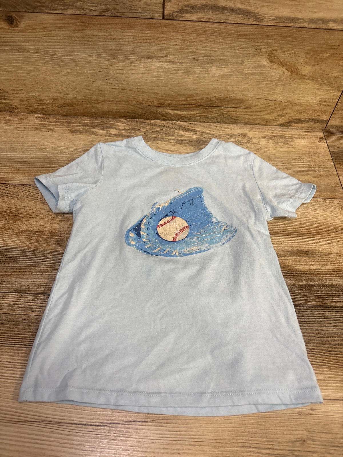 Cat & Jack Baseball Shirt Blue sz 5T