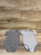 Nike 2pk Bodysuits Grey sz 18m