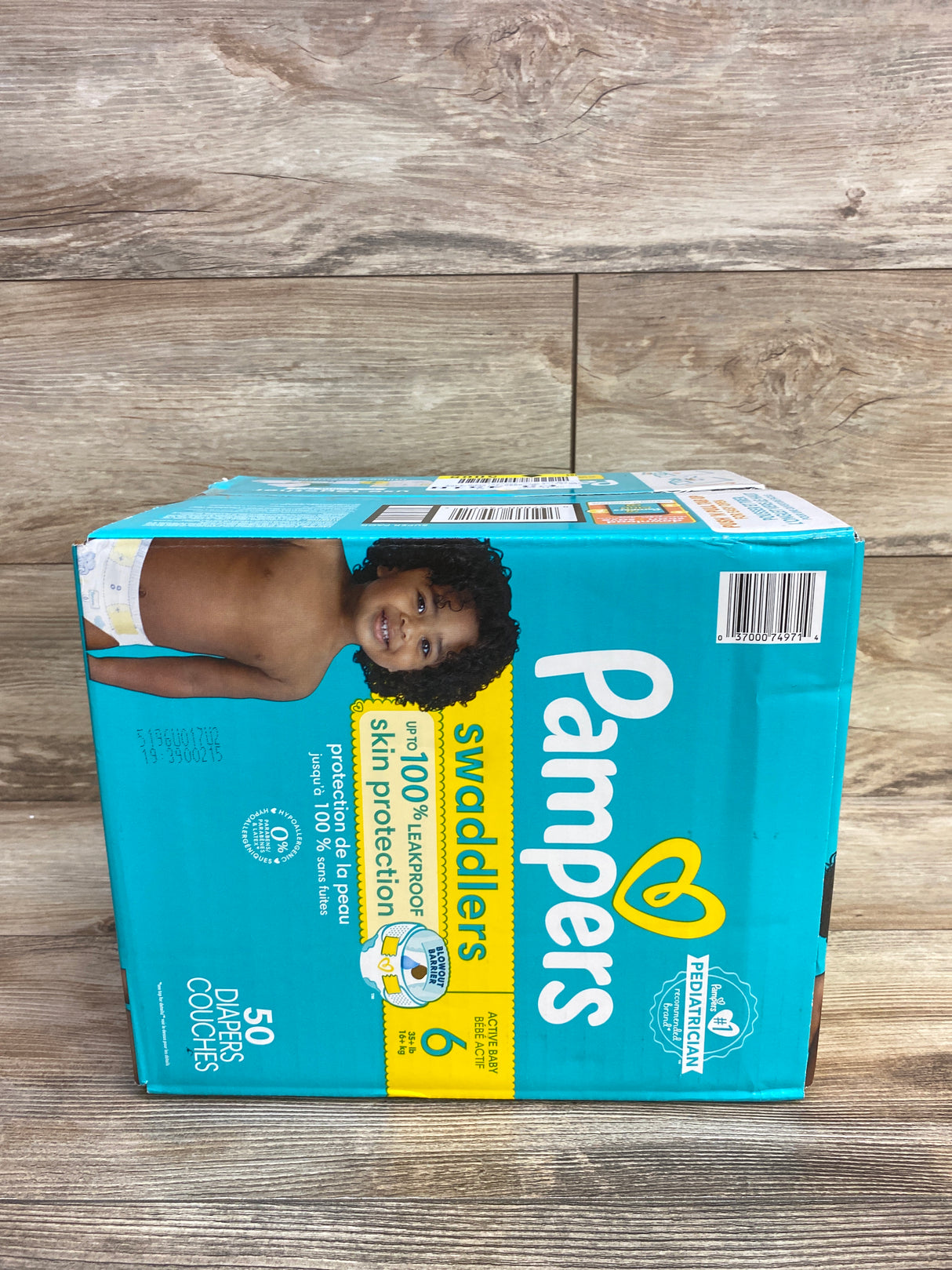 NEW Box of Pampers Swaddlers Diapers, Size 6 50ct.