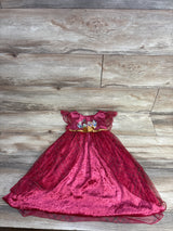 Disney Princess Velvet Night Gown Red sz 3T