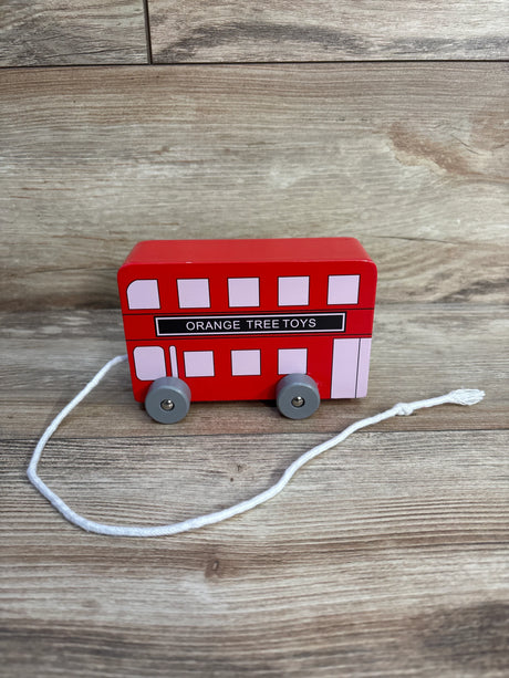 Orange Tree Toys London Bus Pull Along Toy - Me n Mommy To Be