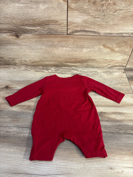 Shein Graphic Wording Coverall Red sz 1-3M - Me n Mommy To Be