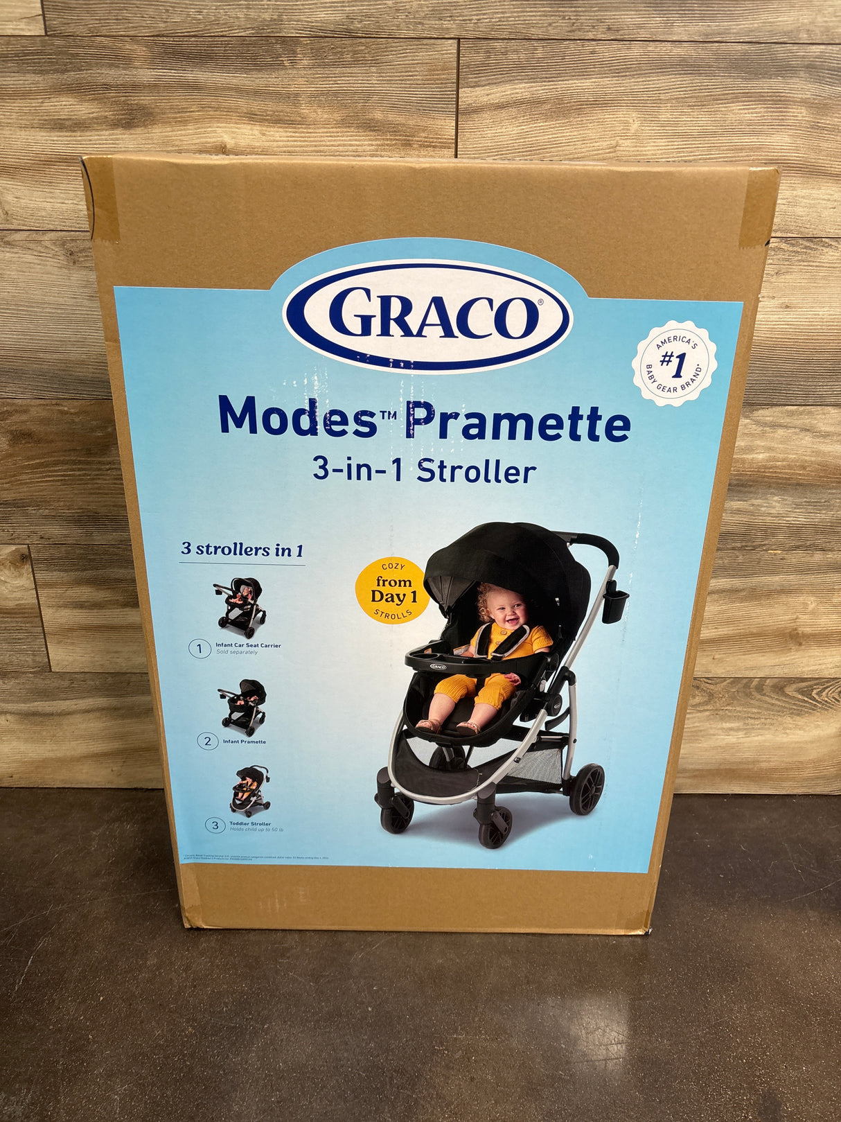 NEW Graco Modes Pramette 3-in-1 Stroller in Pierce