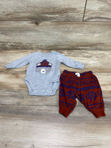 Carter's 2pc Bear Bodysuit & Pants Grey sz Newborn