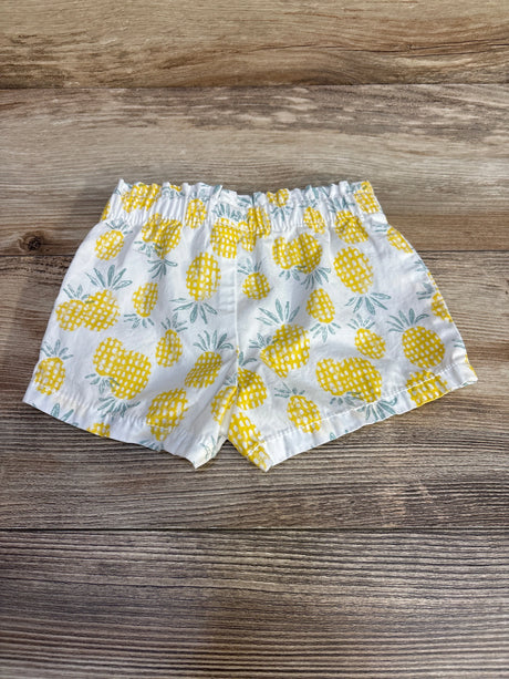 Just One You Pineapple Print Shorts White sz 12m - Me n Mommy To Be