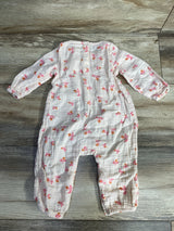 Cat & Jack Floral Smocked Coverall Pink sz 6-9m