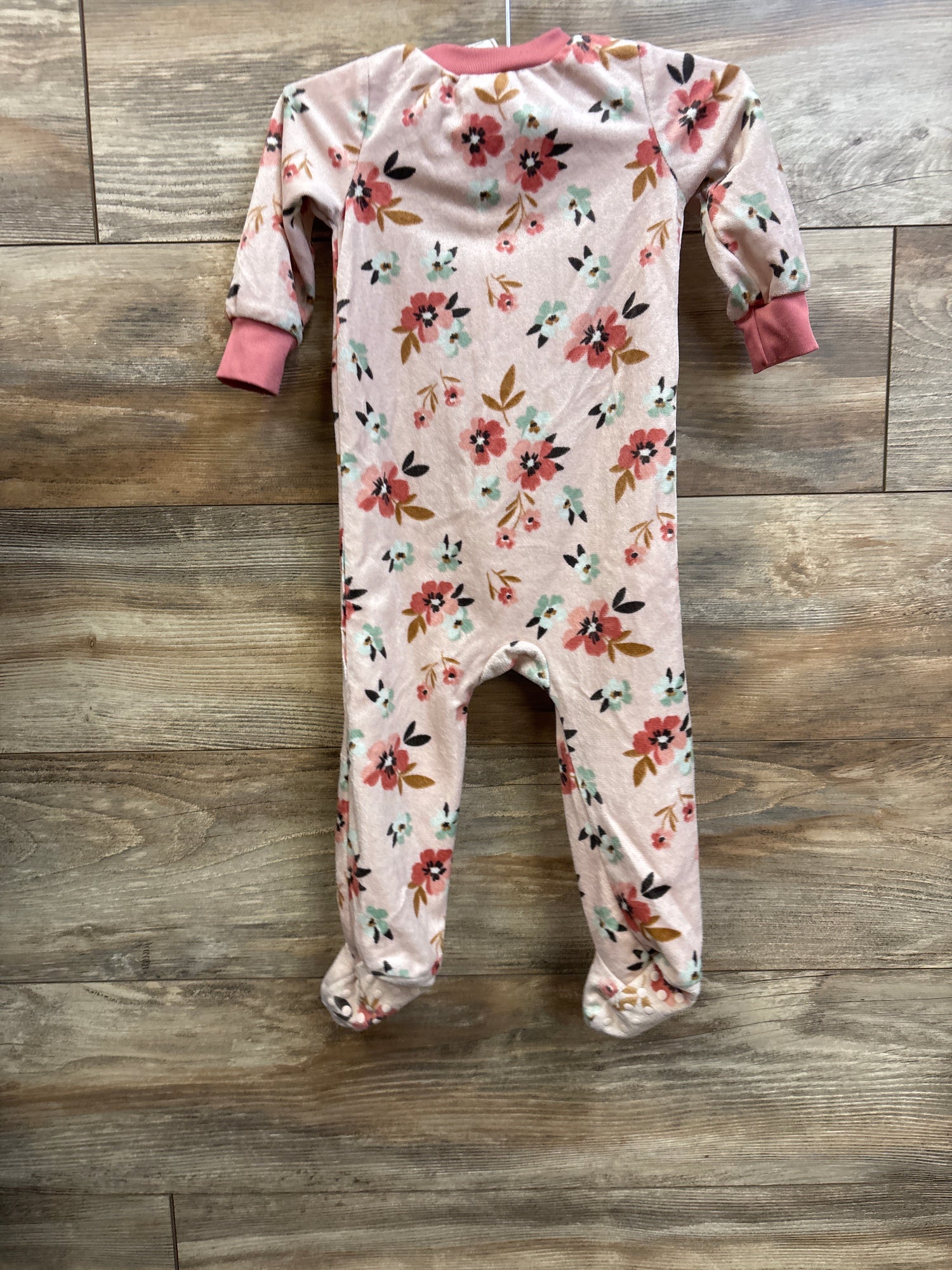 Just Lizzy Floral Blanket Sleeper Pink sz 18m