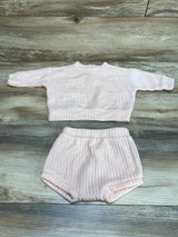 Cat & Jack 2pc Chenille Sweater & Bottoms Pink sz 6-9m