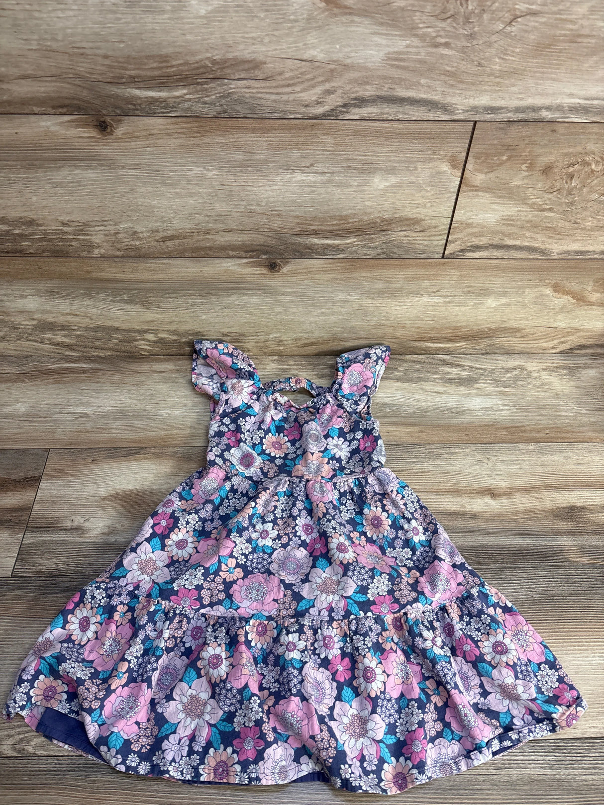 Jumping Beans Floral Dress sz 5T - Me n Mommy To Be