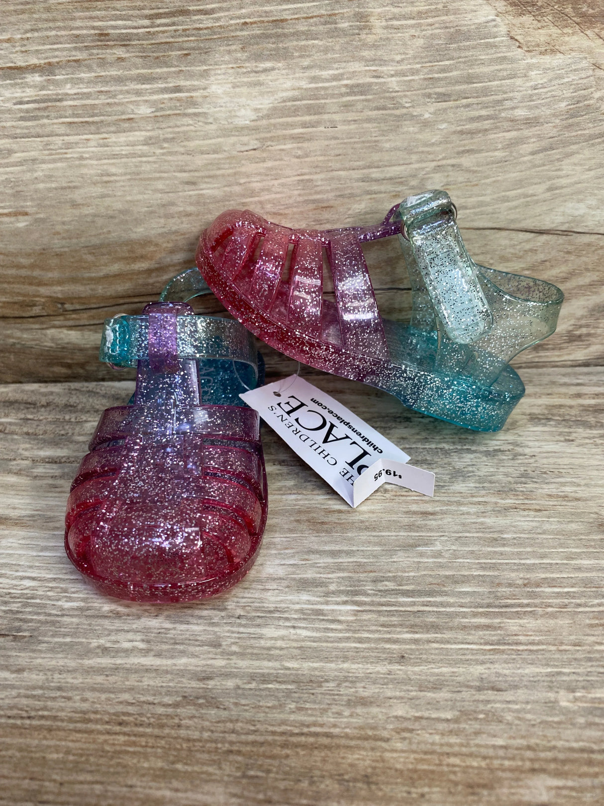 NEW Children's Place Ombre Jelly Sandals Pink sz 6-12m
