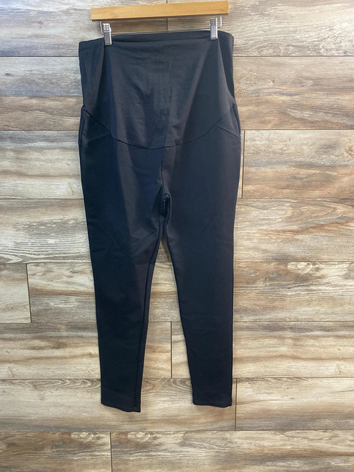 Time and Tru Maternity Full Panel Pants Black sz XL - Me 'n Mommy To Be