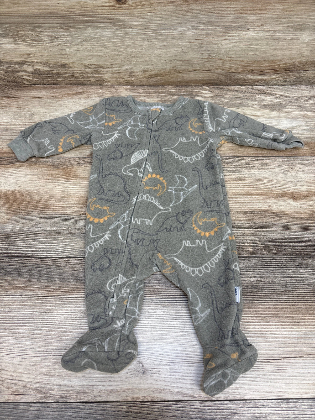 Gerber Blanket Sleeper Green sz 0/3m