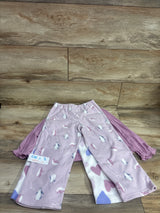 NEW Just One You 3pc Fleece Pajama Set Pink sz 5T