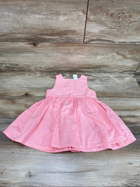 H&M Seersucker Dress Pink sz 6-9m - Me 'n Mommy To Be