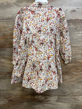 NEW Happily Grey 2pc Long Sleeve Fall Dress & Deer Bag Ivory sz 3T