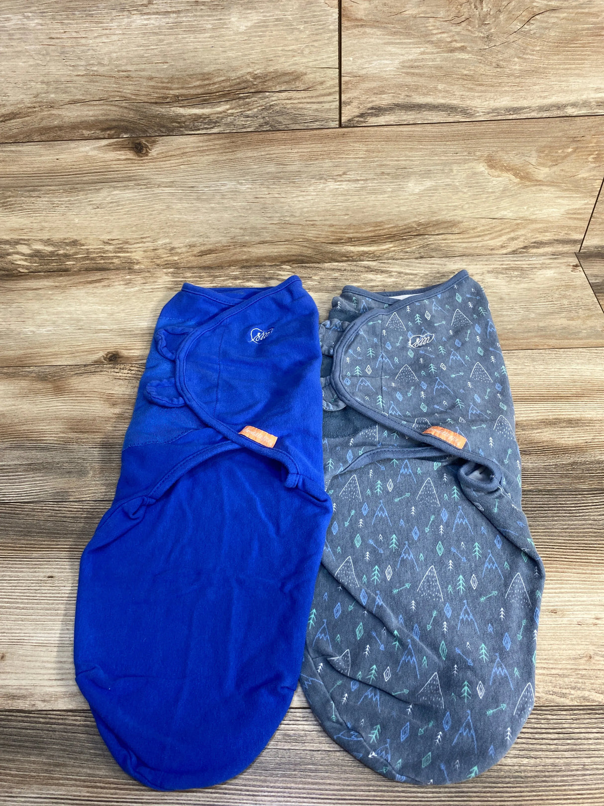 Swaddle Me 2pk Swaddle Wraps Blue sz 3-6m