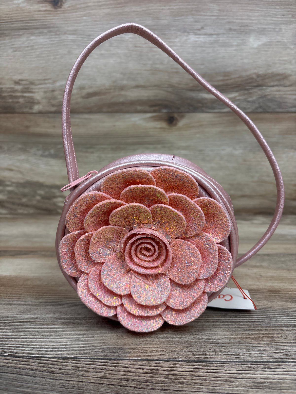 NEW Cat & Jack Floral Mini Handheld Purse Pink