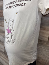 Disney  Maternity Winnie The Pooh Shirt Cream sz Medium