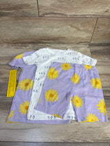 NEW Just One You 3pc Pajama Set Purple sz 5T