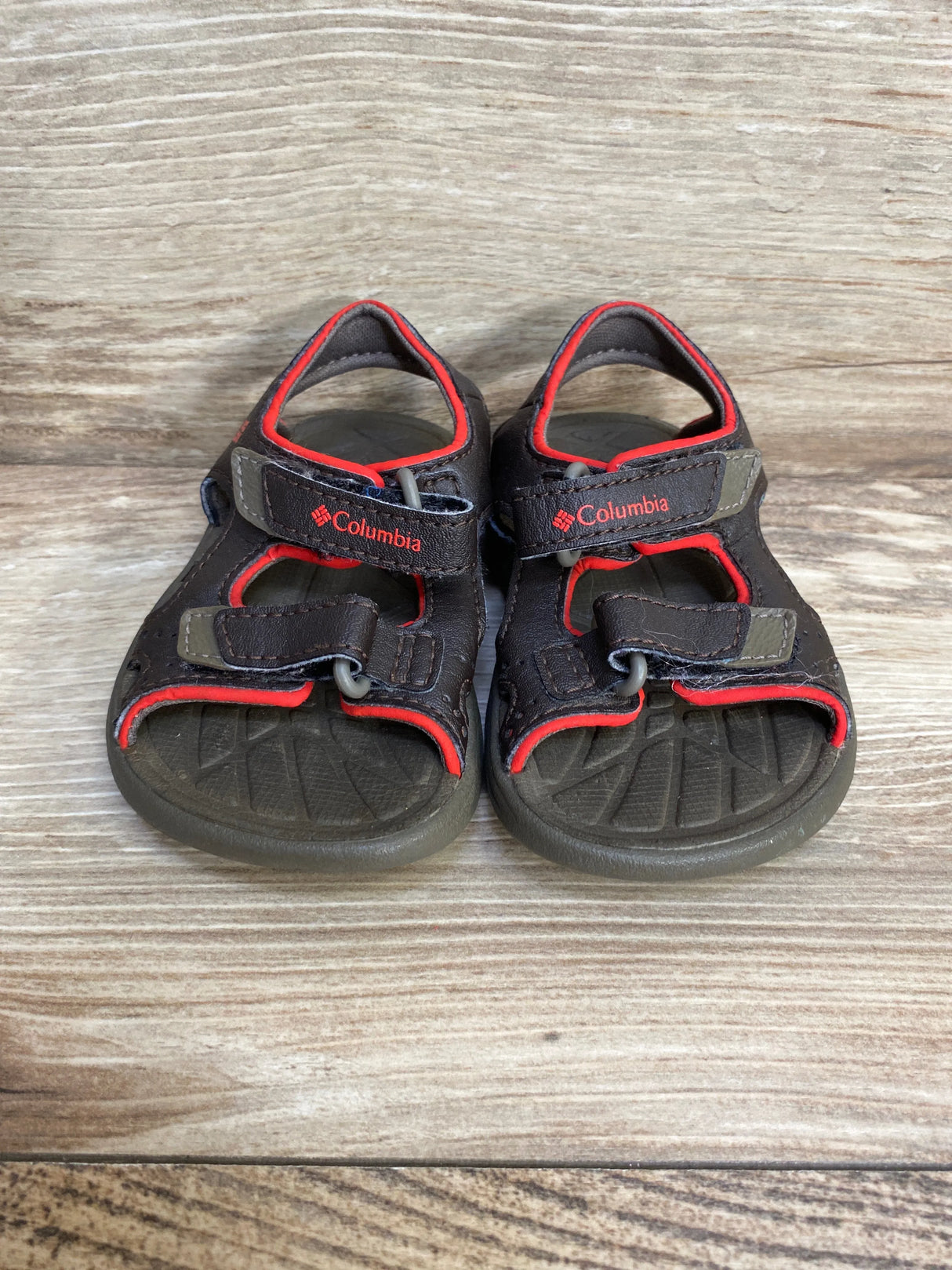 Columbia Toddler Techsun Vent Sandal Red/Brown Sz 5c