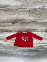 Primark Cares Have A Happy Christmas Shirt Red sz 6-9m