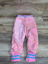 Lola + The Boys Pretty In Pink Sequin Joggers sz 4T