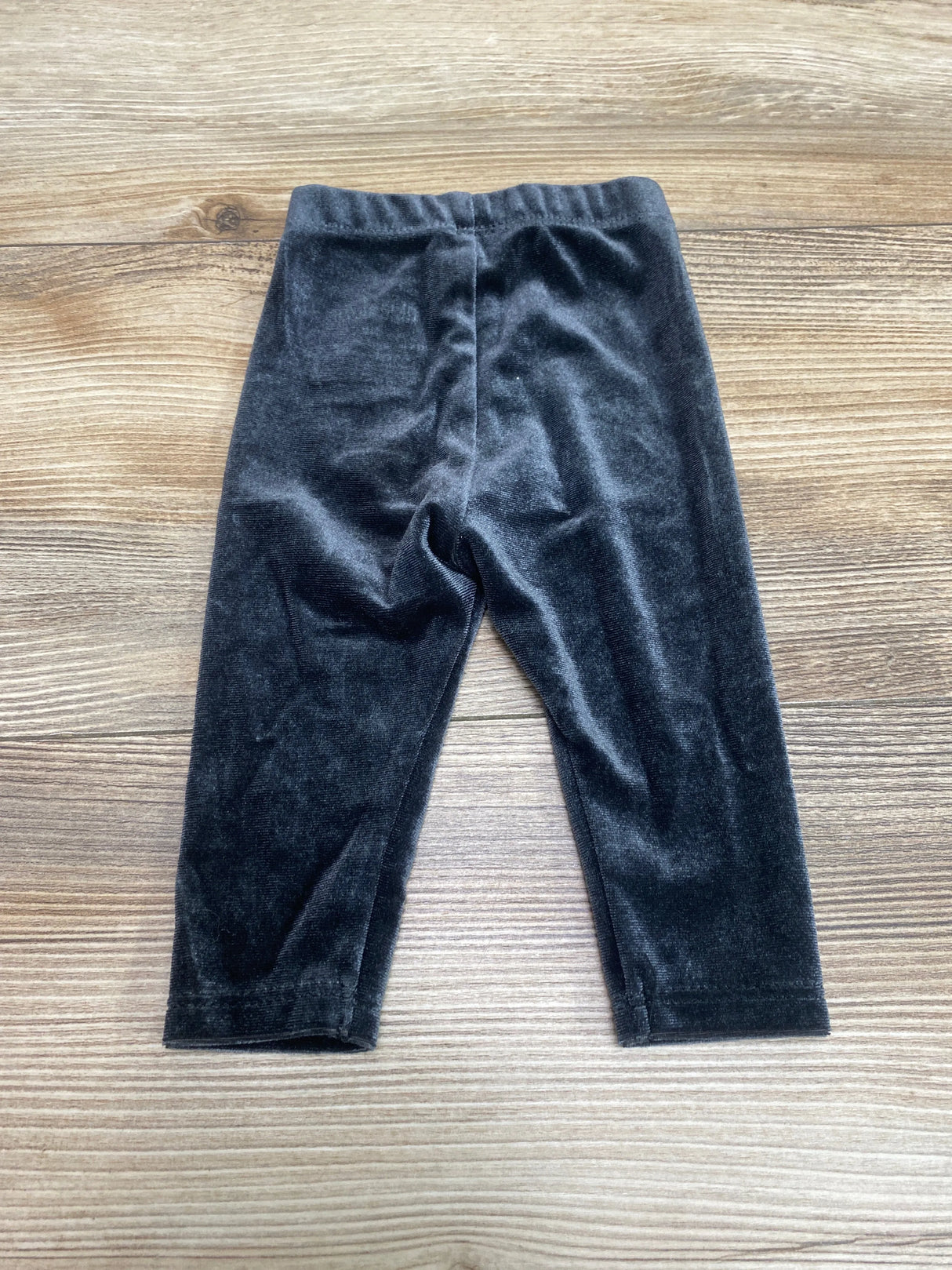 Okie Dokie Velour Leggings Black sz Newborn