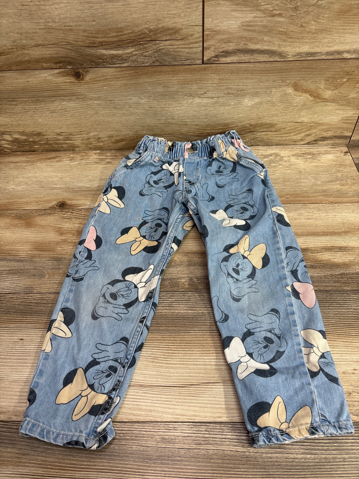 H&M x Disney Minnie Mouse Relaxed Jeans Blue sz 5T