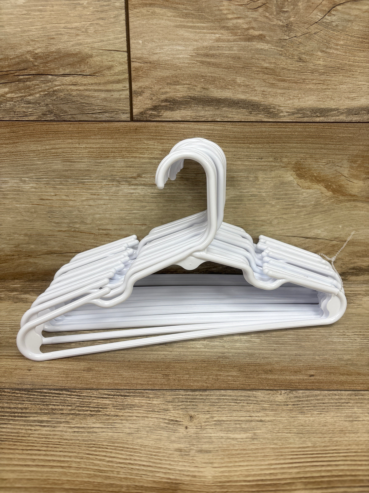 Your Zone 15pk Children's Plastic Hangers White