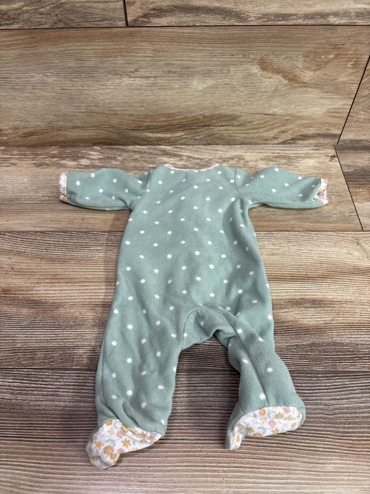 Carter's Blanket Sleeper Green sz Preemie