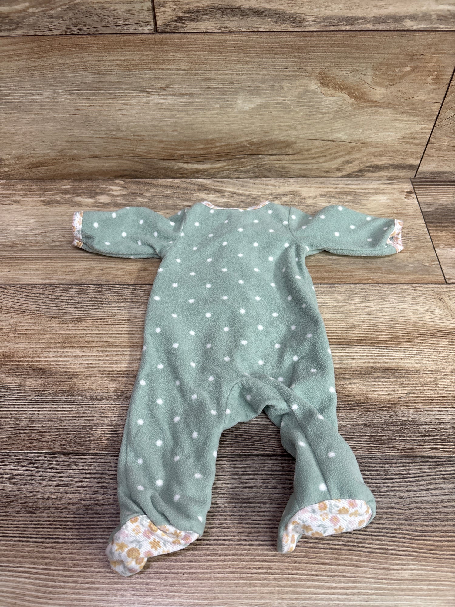Carter's Blanket Sleeper Green sz Preemie