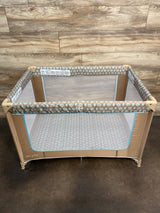 Dream on Me Zodiak Play Yard, Coffee/Blue