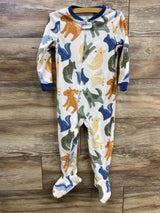 NEW Carter's Animal Blanket Sleeper White sz 3T