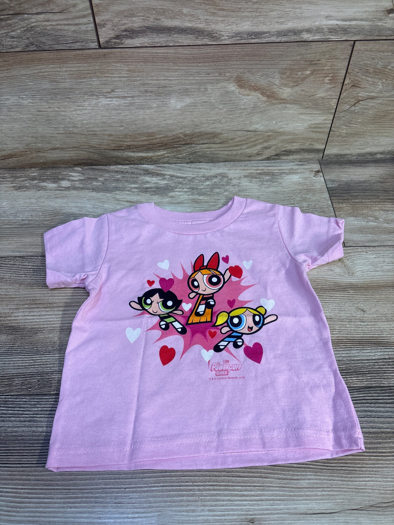 NWOT Rabbit + Skins Power Puff Girls Shirt Pink sz 2T