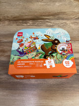 NEW Deli Genius AR Progressive Puzzles Level 2, 57pc