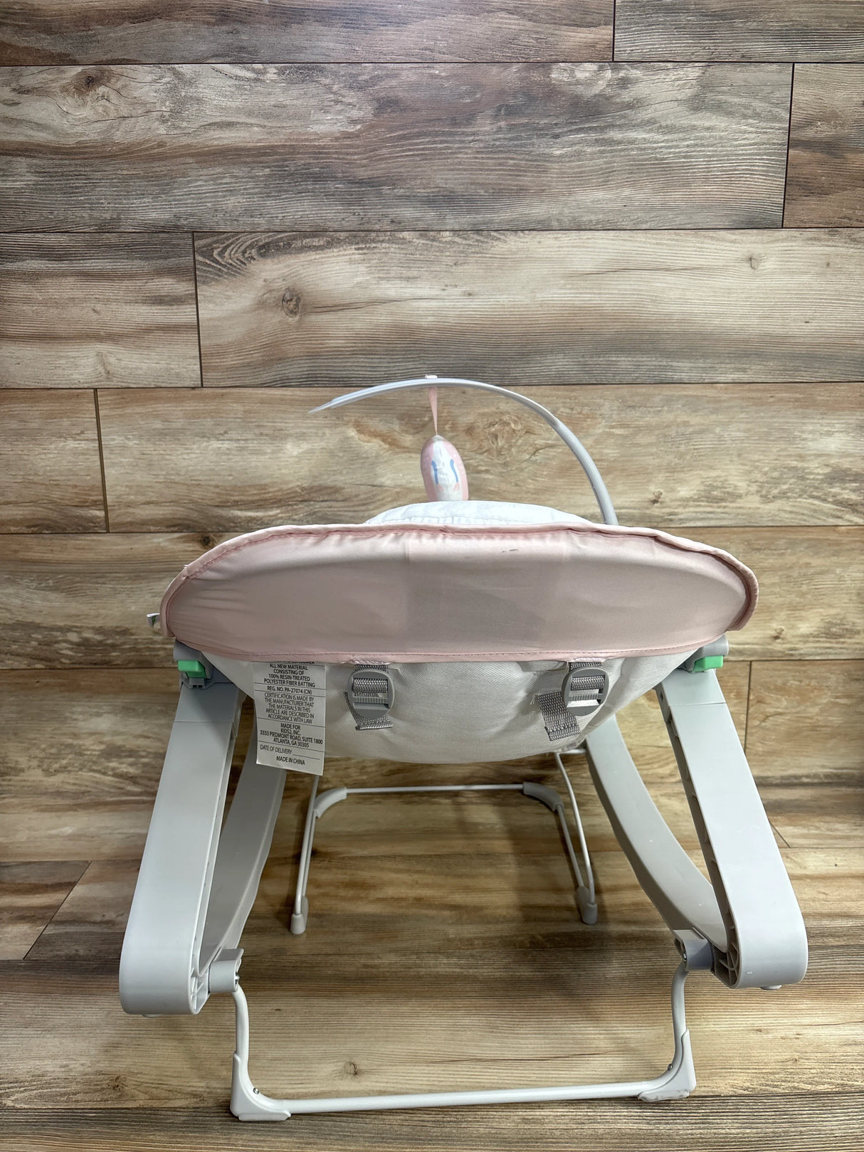 Ingenuity Keep Cozy 3-in-1 Grow with Me Baby Bouncer, Rocker & Toddler Seat Pink Burst