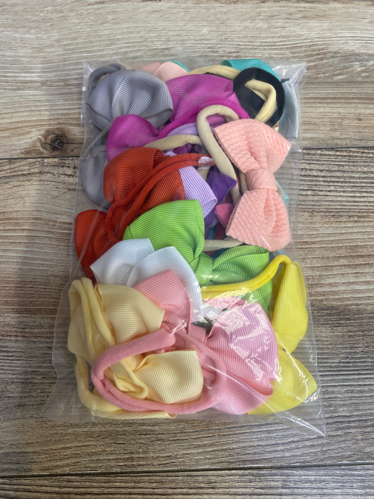 20 Pack Stretchy Nylon Headbands with Big Bows