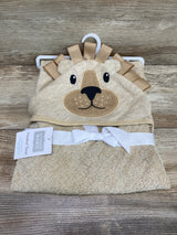 NEW Hudson Baby Hooded Towel Lion Tan