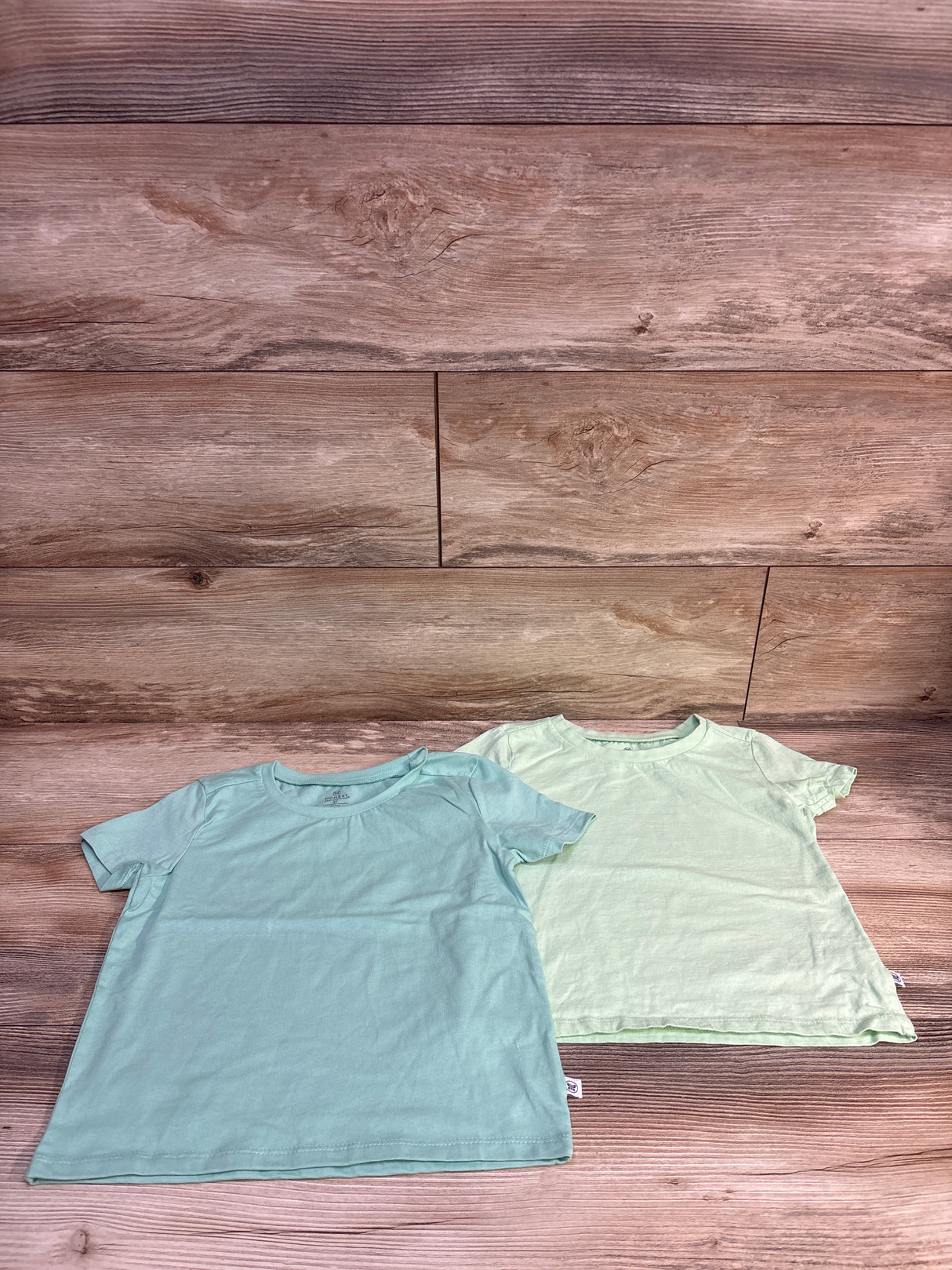 Honest Baby 2pk Shirts Green sz 4T