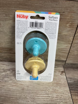 NEW Nuby Softeez Silicone Pacifiers 2pk 0m+