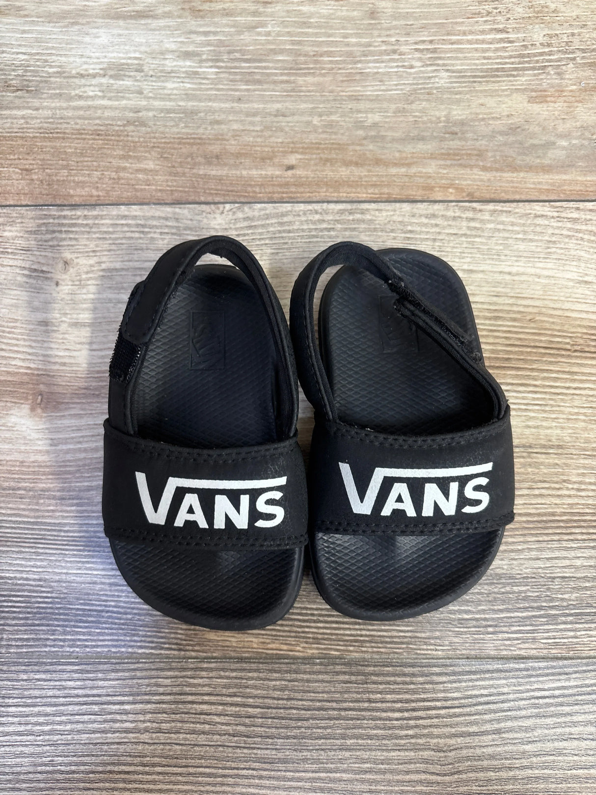Vans La Costa Slide-On V Sandals Black sz 4c