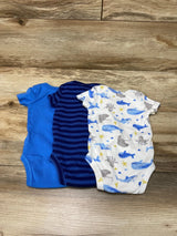 Just One You 3pk Bodysuits Blue sz 3m