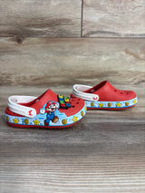 Crocs Fun Lab Super Mario Lights Clogs, Red sz 7c