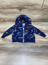 Carter's Full Zip Dino Hoodie Navy sz 6m