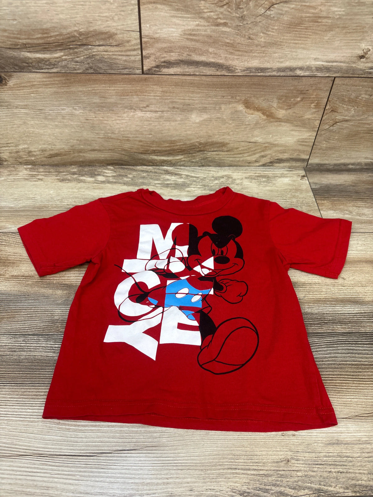 Disney Junior Mickey Mouse Shirt Red sz 4T