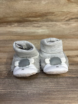 NEW Plush Lamb Non-Slip Crib Snow Booties, Gray sz 5c