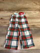 NEW Wondershop Fleece Plaid Pajama Pants White sz 18m